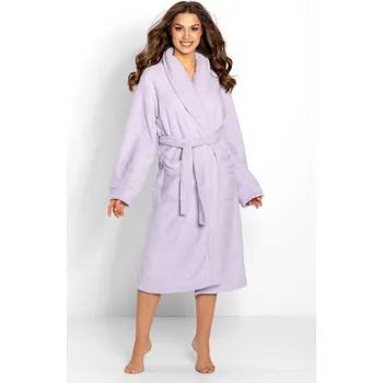 Dámský župan Dlouhý fialový župan Momenti Per Me Paloma EU velikost: S