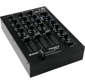 Hi-Fi komponenty Omnitronic PM-311P, 3-kanálový mixážní pult s MP3 přehrávačem