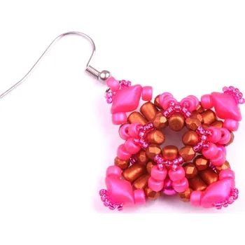 Korálek Náušnice Michelle č. 1337 - stavebnice