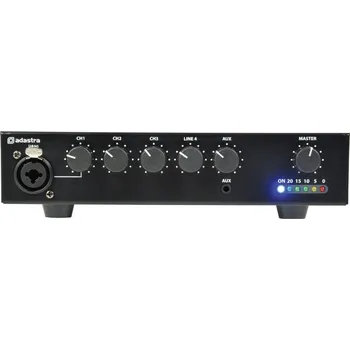 Hi-Fi komponenty Adastra UA90, 100V mixážní zesilovač, 90W