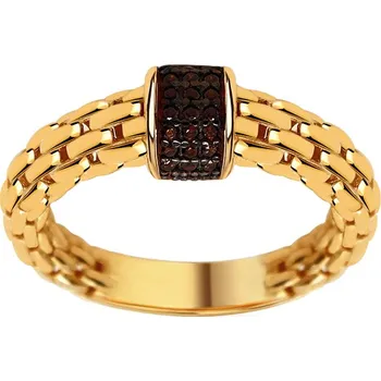 Prsten Pánský prsten se simulovanými granáty IZ29762 + dárkové balení LUXUS zdarma