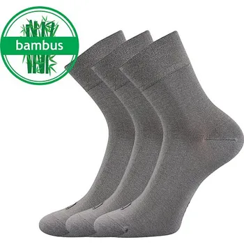 Pánské ponožky Bambusové ponožky Lonka - Demi, světle šedá Barva: Šedá, Velikost: 39-42