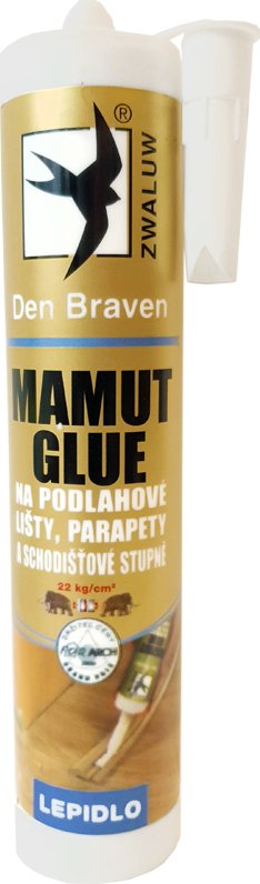 Montážní lepidlo na podlahové soklové lišty - Den Braven Mamut Glue 290 ml