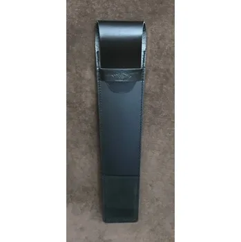 Taktovka PaGu Batons TRIPLE LEATHER CASE black - Kožené pouzdro na taktovky