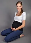Těhotenský bederní pás Nice Belly černý (NB007) S