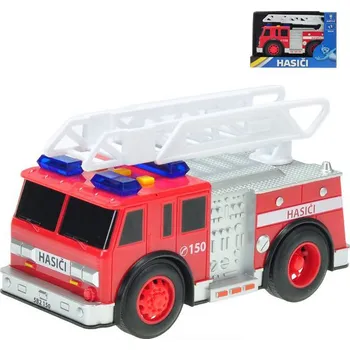 autíčko Auto na setrvačník hasiči se světlem a zvukem 18 cm