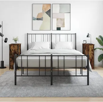 Noční stolek vidaXL Noční stolky 2 ks 32 x 42 x 80 cm kompozitní dřevo [825968] Barva: kouřový dub