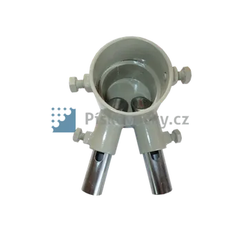 dílenský stroj Směšovač abraziva-Injektror-Dvojitý, pro pískovací boxy-kabiny ITB ISK 2 Směšovač abraziva-Injektror-Dvojitý, pro pískovací boxy-kabiny ITB