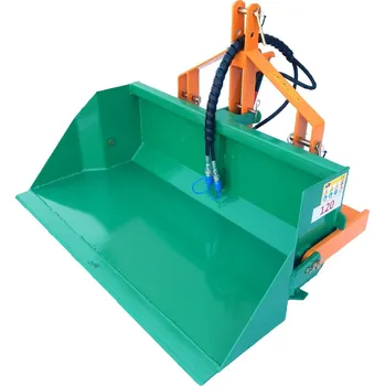 Box na tažné zařízení Transportní box za traktor hydraulicky výklopný 180