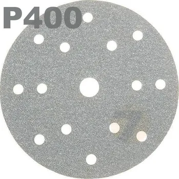 Brusný papír Mirka Silver brusný papír Ø150mm 15 děr suchý zip P400