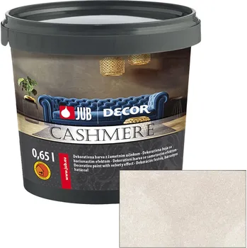 barva na zeď JUB Decor Cashmere 0,75L - Vnitřní dekorativní barva se sametovým efektem - 519G
