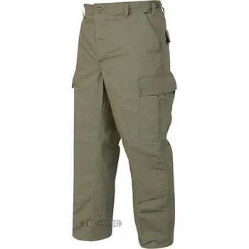 Kalhoty BDU P/C rip-stop ZELENÉ 3XL-R - Skladem