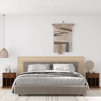 Noční stolek vidaXL Noční stolky 2 ks 43 x 36 x 50 cm [816359] Barva: hnědý dub