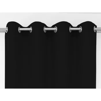 pant Jednobarevný závěs na kolečkách černý ZKMA-001 Varianta: Výška závěsu: 270cm