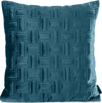 Povlak na polštářek Dekorační povlak na polštář JIE - 05 v tmavě tyrkysové barvě