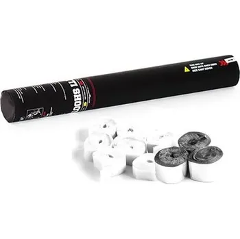 Konfeta Tcm Fx Ruční dělo na konfety-serpentýny 40cm, stříbrno-bílé konfety