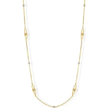 Náhrdelník Lillian Vassago Zdobený náhrdelník v kombinovaném zlatě LLV06-GN112