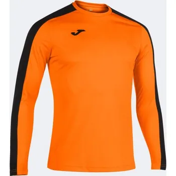 Chlapecké tričko Pánské/Chlapecké sportovní tričko JOMA ACADEMY T-SHIRT ORANGE-BLACK L/S Velikost: L, Barva: ORANGE-BLACK