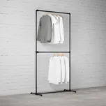 Walteco FREJA III - Stojan na šaty Rusticline, volně stojící, 1100x2100mm