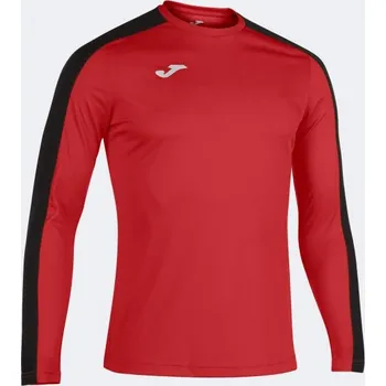 Chlapecké tričko Pánské/Chlapecké sportovní tričko JOMA ACADEMY LONG SLEEVE T-SHIRT RED BLACK Velikost: XL, Barva: RED-BLACK