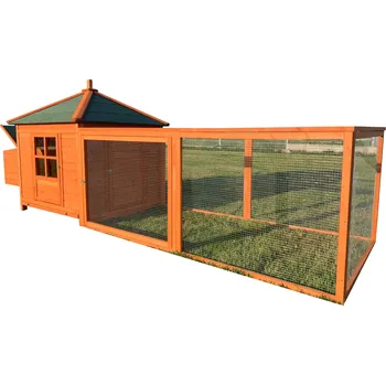 Dřevěný kurník Mega M 335 x 109 x 131,5 cm kurník Dřevěný kurník Mega M 335 x 109 x 131,5 cm