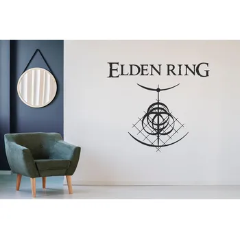 Samolepící dekorace Lepy.cz Samolepka na zeď Elden Ring Velikost (šířka x výška): 95x83cm, Barevná varianta: Mátová zelená