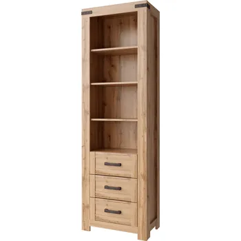 Knihovna Tempo Kondela Regál 3S, dub wotan, MORATIZ