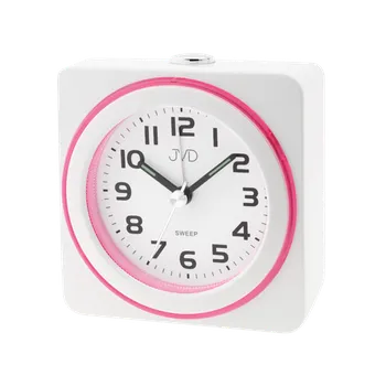 Budík Tichý netikající dětský ručkový budík s osvětlením JVD SRP909.3