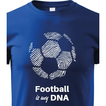 Chlapecké tričko Dětské tričko Football is my DNA, Barva Modrá, Velikost 158 cm/12 roků, Canvas Dětské tričko Bezvatriko.cz 2150