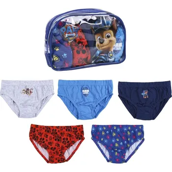 Chlapecké spodní prádlo Tlapková patrola - sada 5 chlapeckých slipů Velikost: 2/3 roky