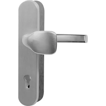 Dveřní kování RICHTER Bezpečnostní kování R.101.PZ.F9.TB2 (hliník) Rozteč: 92 mm