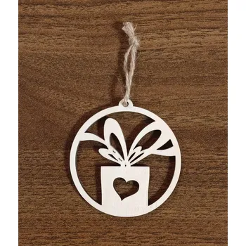 Vánoční ozdoba Dřevěná vánoční ozdoba 6