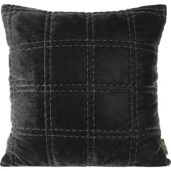 Povlečení Sametové dekorační povlečení na polštář KRISTIN2 v černé barvě