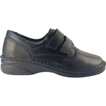 Dámské polobotky 1624/F – 60L ZATEPLENÉ KOŽENÉ ZDRAVOTNÍ POLOBOTKY PRO OSOBY TRPÍCÍ POCITEM CHLADNÝCH NOHOU; ŠIROKÁ OBUV 38