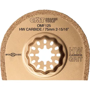 Pilový plátek CMT Orange Tools CMT Starlock Pilový list s tvrdokovovými zrny CARBIDE, tenký na cihlu a beton - 75 mm