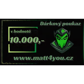 Dárková krabička MATT4YOU Dárkový poukaz > 10.000,- Kč