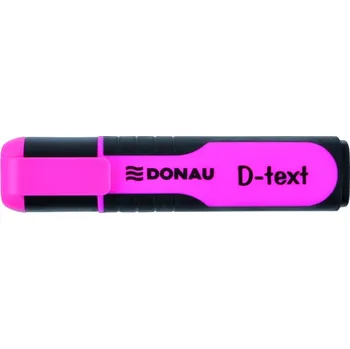 Kancelářské potřeby Zvýrazňovač Donau D-text, růžový