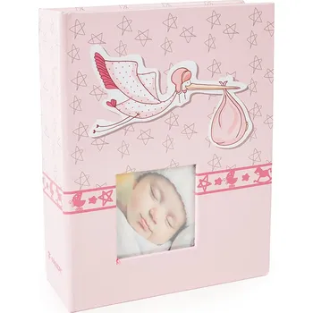 Fotoalbum Fandy Fotoalbum 10x15x304foto MM-46304/2B Stork 2 růžové