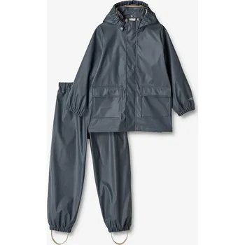 Kojenecká bunda WHEAT Dětská nepromokavá souprava modrá INK RAINWEAR OLA šedá Velikost: 116