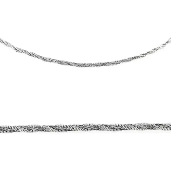 Souprava šperků MPM Ocelový zatočený řetízek z chirurgické oceli Chain 7605 - 55cm