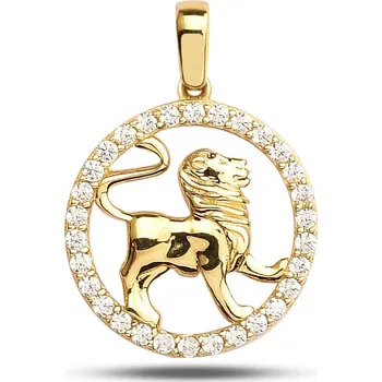 Přívěsek Lillian Vassago Zlatý přívěsek znamení Lev LLV95-GP001-Lev