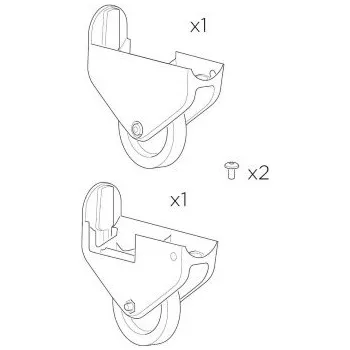 Příslušenství ke střešnímu nosiči Wheel Kit