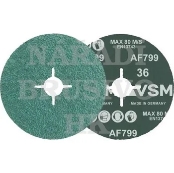 Brusný kotouč VSM Fíbr 125x22 P 60 AF799 ACTIROX INOX 4018875584859