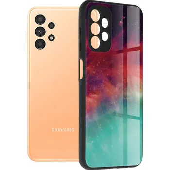 Pouzdro na mobilní telefon Pouzdro Samsung Galaxy A13 4G Techsuit - Glaze Series, Fiery Ocean