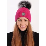 Čepice R-Jet Top fashion exclusive Barva: ohrnutá sytě růžová-růž. Lur.čb. bamb., Velikost: uni, Pohlaví: Dámské