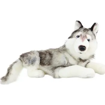 plyšák Plyšový husky ležící 100 cm