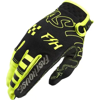 Chránič ruky pro motocykl Fasthouse Speed Style Riot Glove Black High Viz Velikost: XL