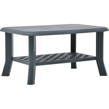 Obývací pokoj vidaXL Konferenční stolek 90 x 60 x 46 cm plast [48794] Barva: Zelená