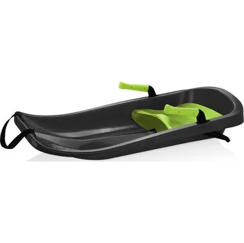 Sáně Plastkon Boby TRON 85x41,5x15,5 cm mystic zelená (černá)