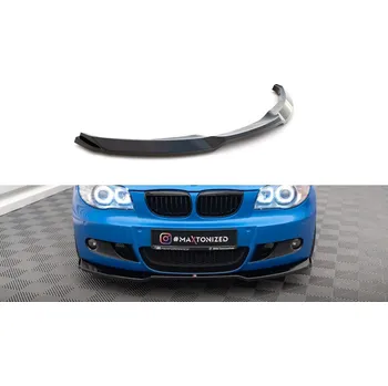 Autodíl Spojler pod nárazník lipa V.1 BMW 1 M-Pack E87 Facelift černý lesklý plast